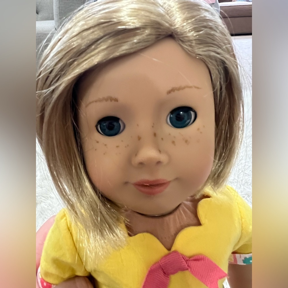 American Girl Kitt Kittredge Doll with Yellow Dress